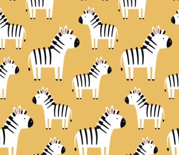 Pannello PUL per pannolini lavabili Zebra senape