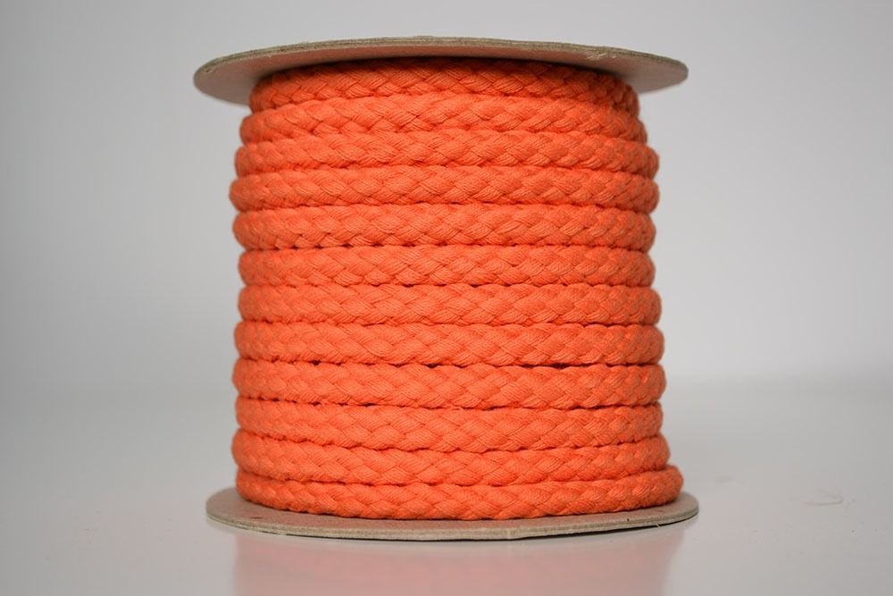 Cordoncino di cotone premium 1 cm - arancione