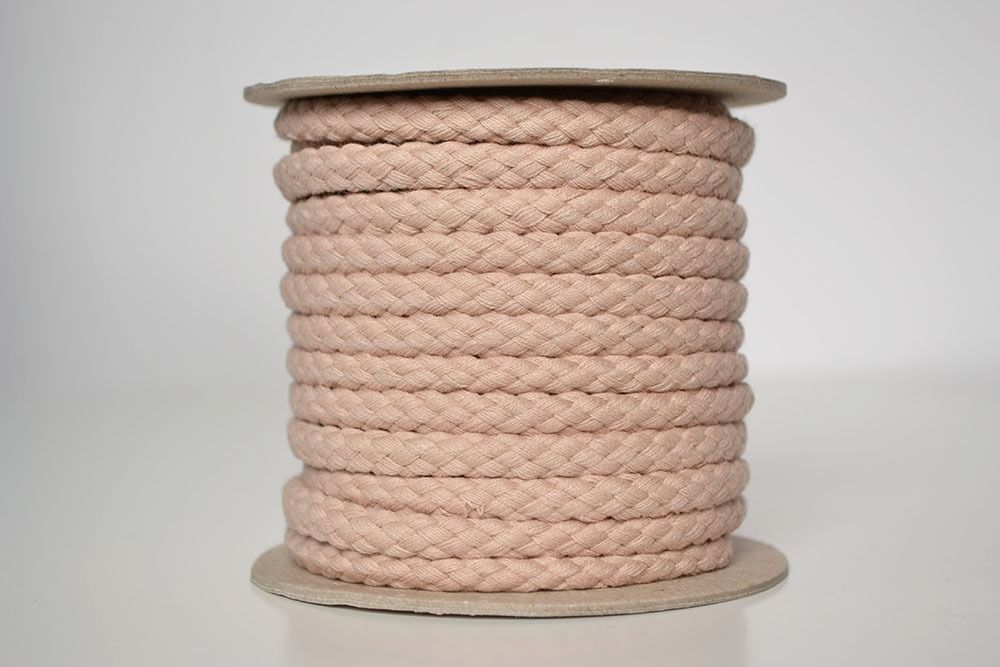 Cordoncino di cotone premium 1cm - rosa antico