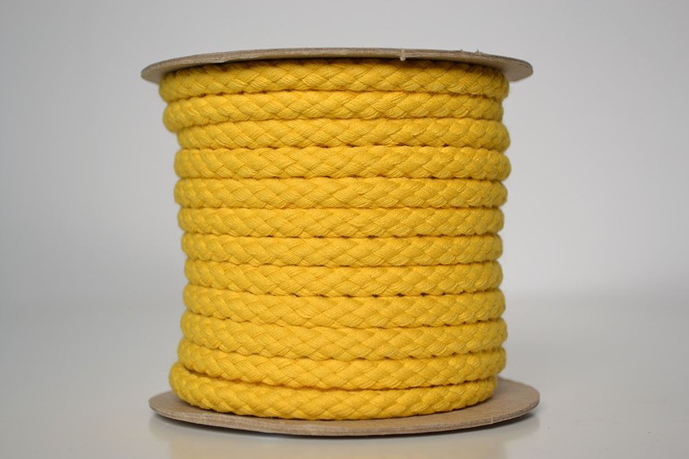Cordoncino di cotone premium 1cm - giallo