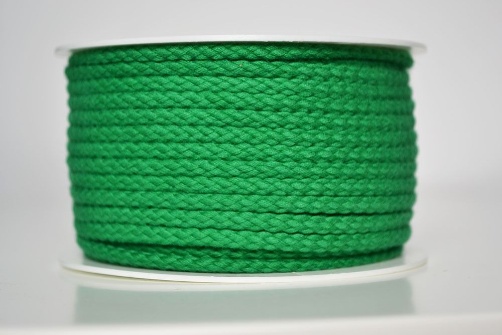 Cordoncino di cotone premium 5 mm - verde erba