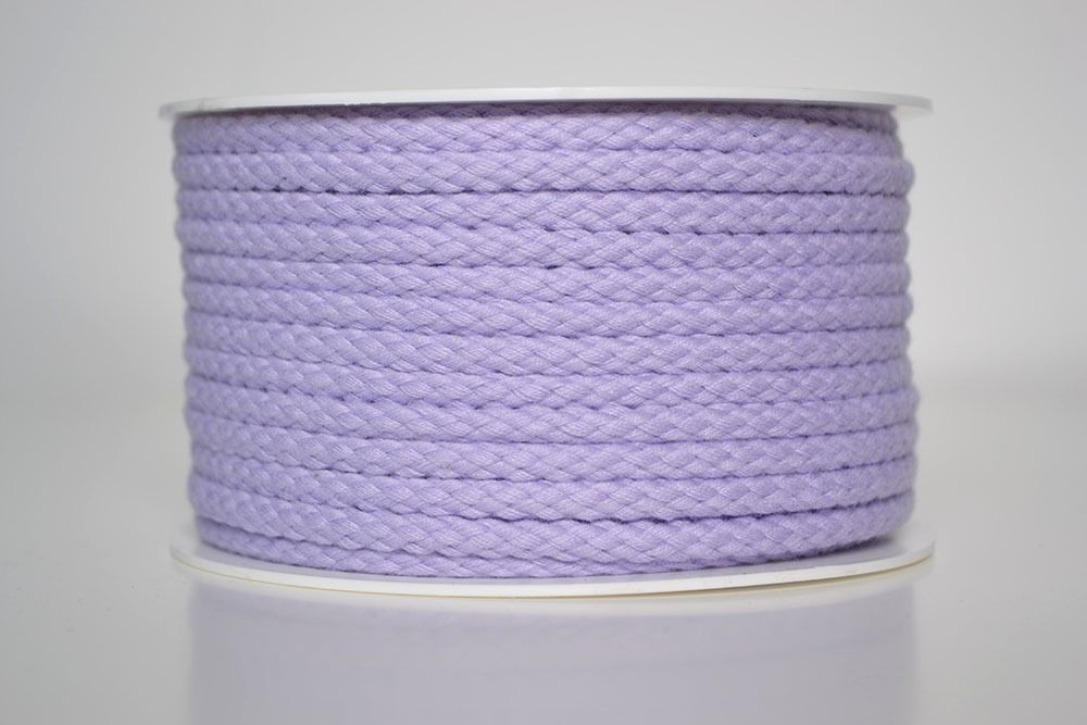 Cordoncino di cotone premium 5 mm - viola chiaro