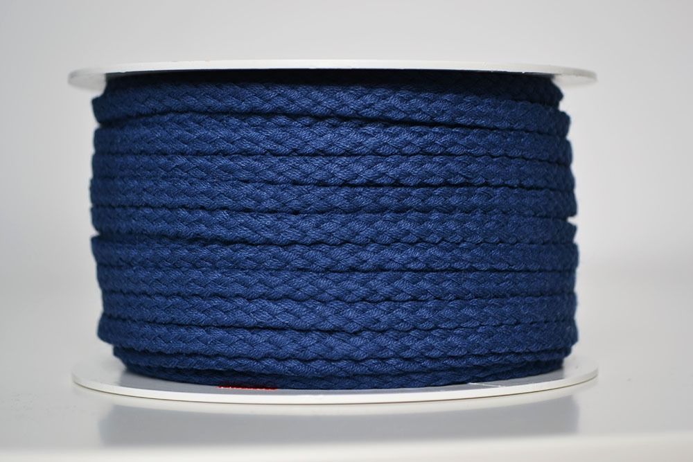 Cordoncino di cotone premium 5 mm - blu