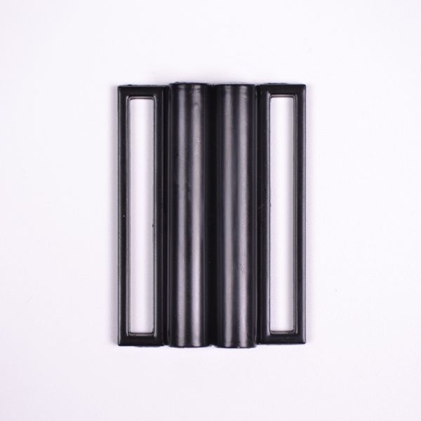 Fibbia per cintura in metallo 50 mm nero opaco