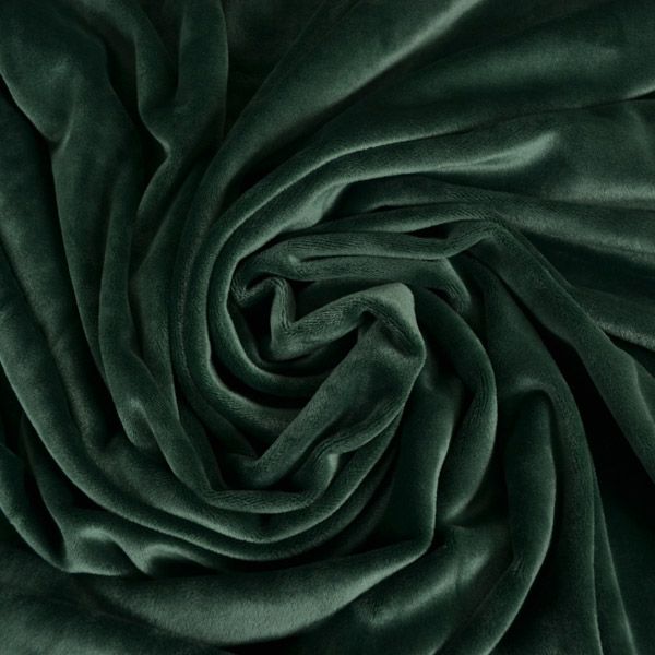Velluto elastico - verde scuro