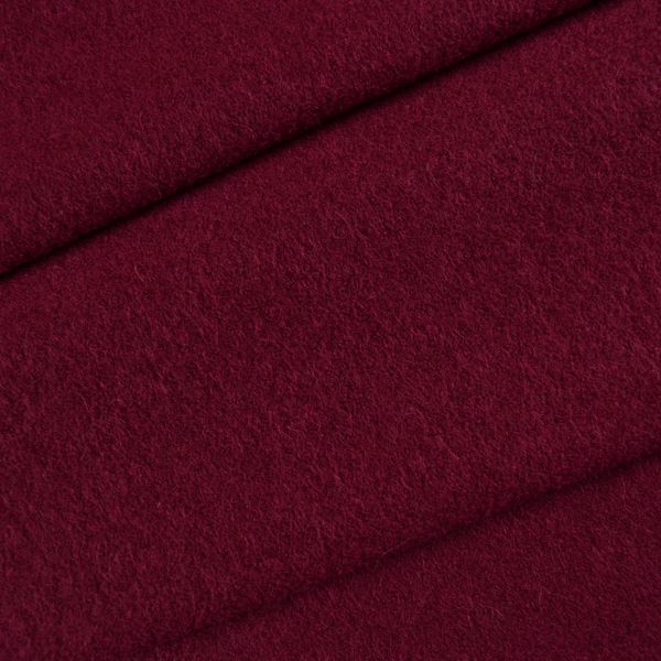 Tessuto per cappotti Loden in lana - colore vino