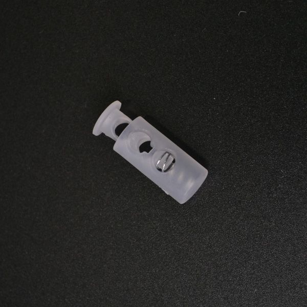 Fermacorda in plastica 5 mm trasparente - confezione da 10 
