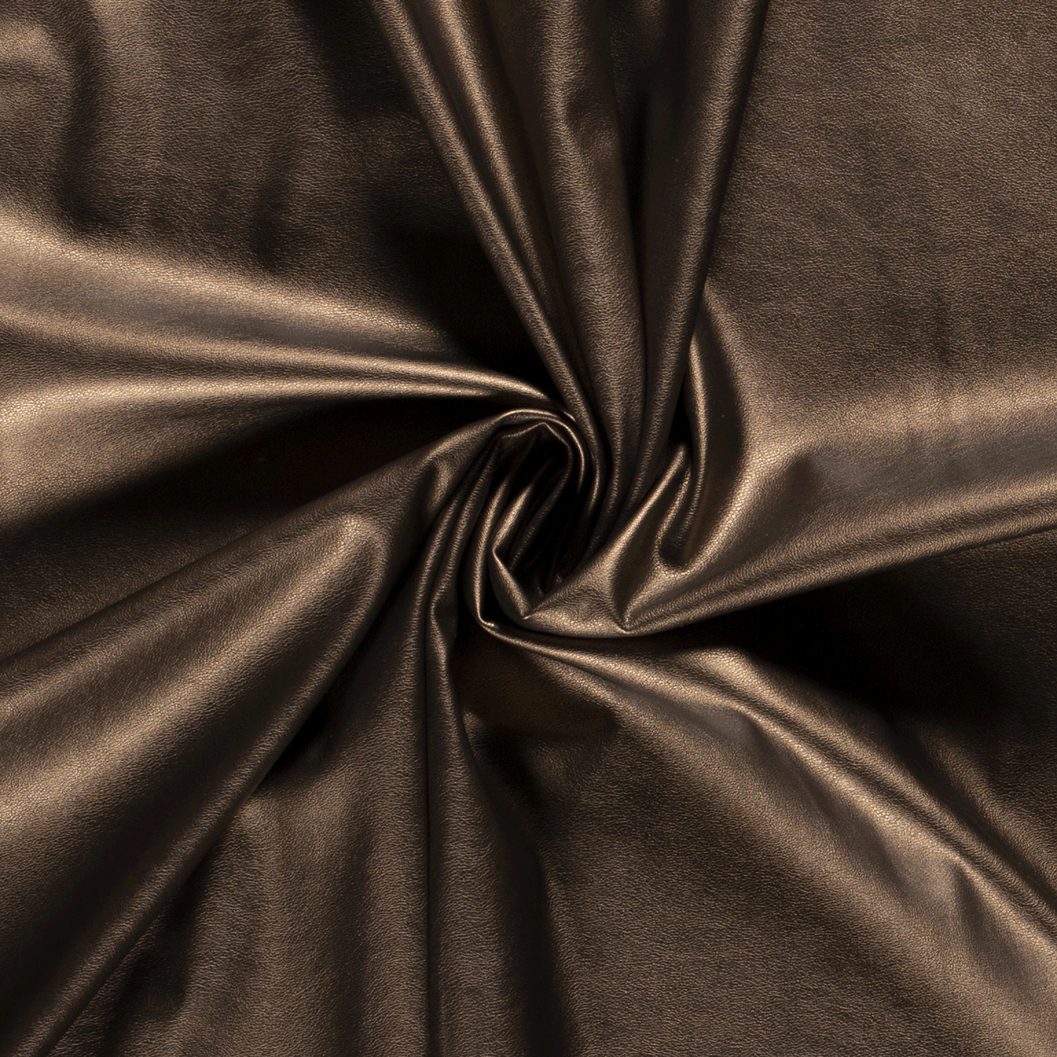 Pelle per abbigliamento (finta pelle) elastica - bronzo