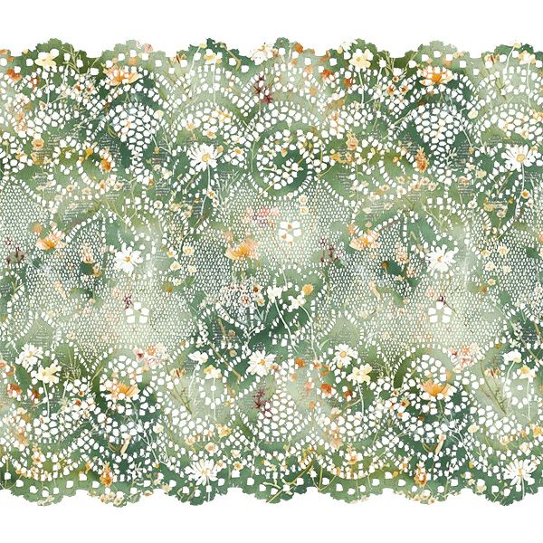 Softshell invernale - mini Fiori Victoria verde scuro