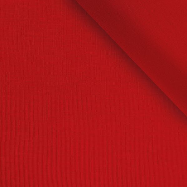 Tessuto tubolare per polsini - a coste - OSKAR rosso № 18