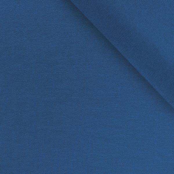 Tessuto tubolare per polsini - liscio - OSKAR blu metallico № 12
