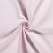 Tessuto di cotone waffle piqué rosa chiaro 