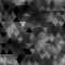 Tessuto stampato poliestere impermeabile TD/NS triangolo nero