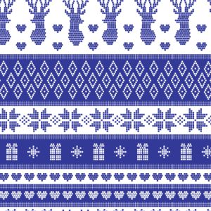 Felpa Takoy - Natale norvegese blu