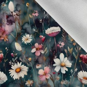 Softshell invernale - acquerello fiori Marguerite Diana