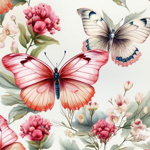 Similpelle (finta pelle) - Farfalla
