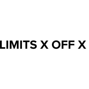 Elastico stampato  - LIMITS X OFF - bianca 40 mm