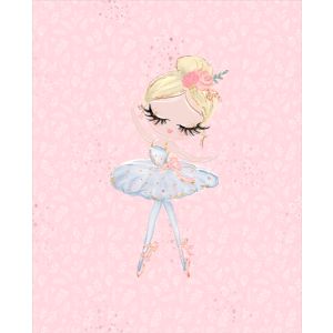 Cotone esclusivo Pannello XL  Ballerina rosa