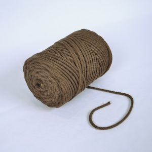Corda di cotone premium 6 mm - marrone