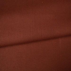 Tessuto tubolare per polsini - a coste - OSKAR - rosso-marrone № 64