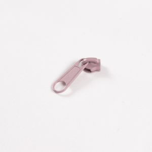 Cursore in metallo per cerniere #3 mm  rosa antico