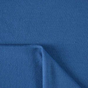 Tessuto Jersey per magliette Polo 100% cotone - blu metallizzato