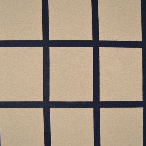 Tessuto in maglia / jacquard  Bria - grande motivo a scacchi beige-nero