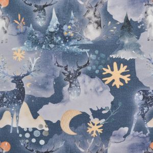 Felpa garzata elastica Takoy - Cervo blu invernale melange