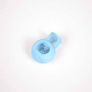 Fermacorda rotonda 9mm azzurro - confezione da 10