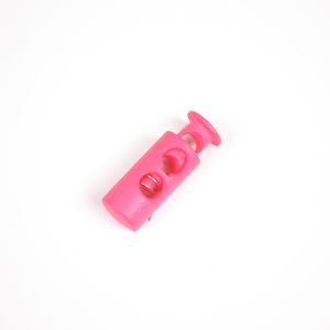 Fermacorda in plastica 5 mm fucsia - confezione da 10