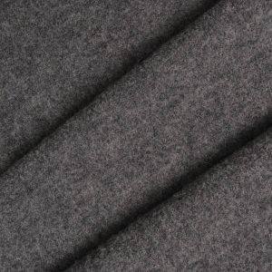 Tessuto per cappotto in lana/ loden Iza - grigio