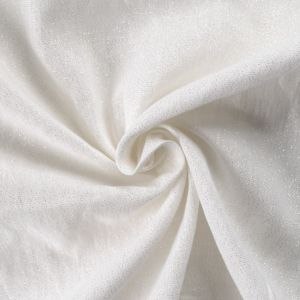 Lino premium - bianco con lurex