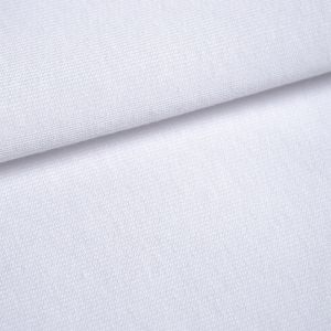 Tessuto tubolare per polsini - liscio - OSKAR bianco № 1