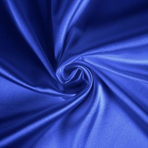 Raso elastico lucido - blu