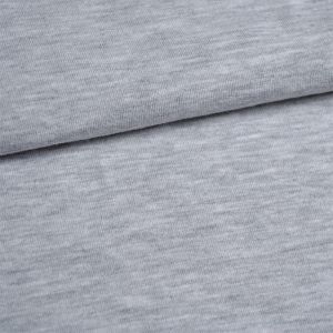 Tessuto tubolare per polsini - liscio - OSKAR melange grigio chiaro № 20