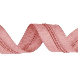 Cerniera a spirale #3 senza cursore old pink